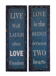 Life And Love Wall Plaque And Décor