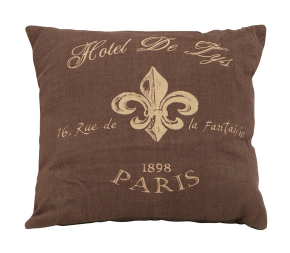 Brown Pillow With Lovely Paris Hotel Theme