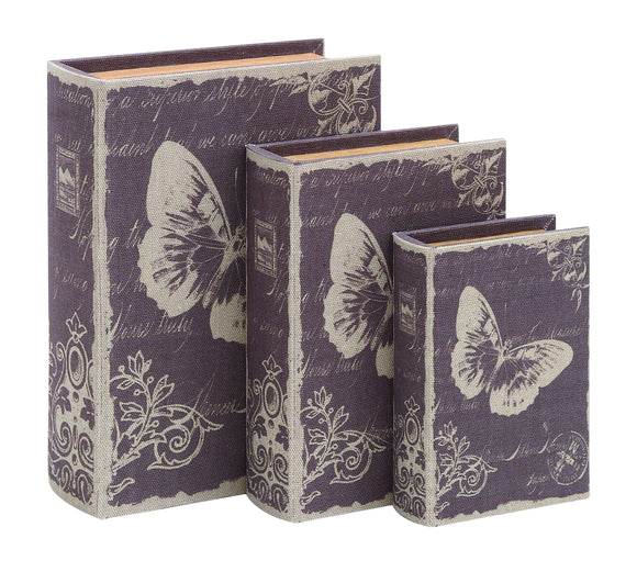 Book Box Set With Paris Butterfly Theme