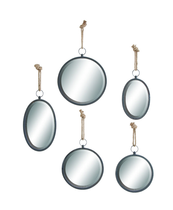 Mirror in Round Shape with Elegant Design (Set of 5)