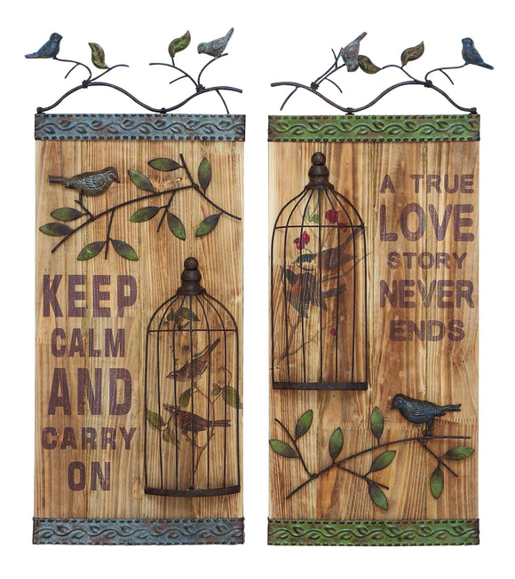 Wall Art Assorted Durable and Long Lasting - Set of 2