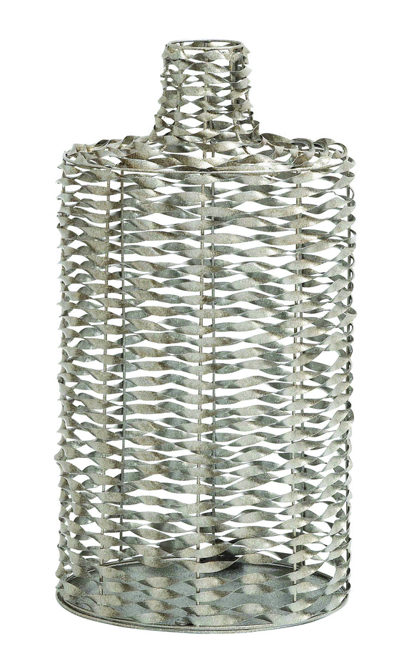 Light metal Benzara Callisto vase