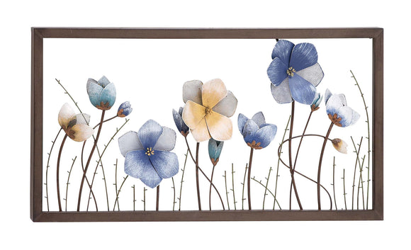 Attractive Styled Metal Flower Wall Décor