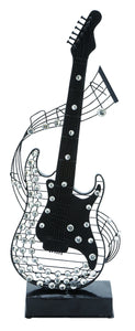 METAL ACRYLIC GUITAR 27 INCHES HIGH