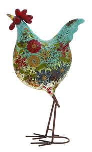 Multicolored Attractive Styled Metal Rooster