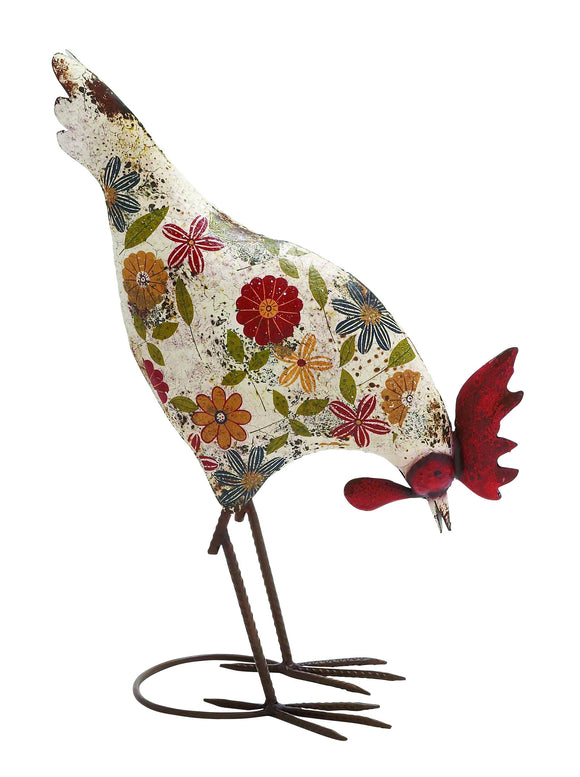 Cool Color Polished Attractive Styled Metal Rooster