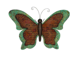 Prose styled Irish Metallic Butterfly Décor