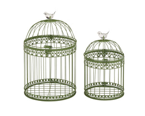 Exquisite and Lovely Set of 2 Acrylic Bird Cages