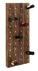 Wall Wine racks- Wood Wine Rack 57"H, 21"W