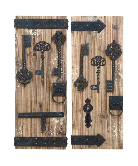 Magical Key Door Wall Plaque Set