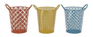 The Fun Metal Basket 3 Assorted