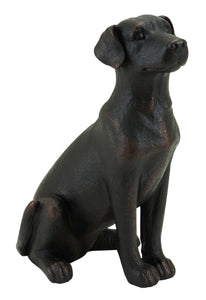 Table Top Polystone Dog 16"H, 10"W Statue