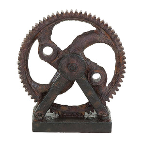 Industrial Style Rusted Gear décor