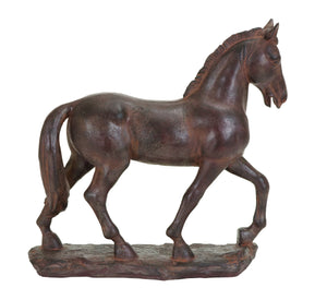 Majestic Polystone Trotting Horse décor