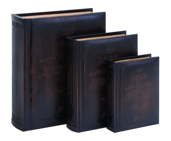 Lord Is My Shepherd Book Box Set In Smooth Leather