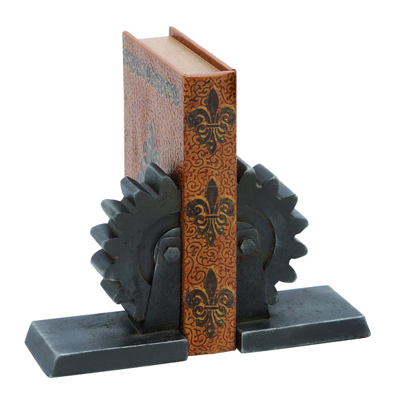 Library Metal Bookend Pair 10