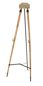 Metal Wood Easel 63"H, 23"W Unique Home Accents