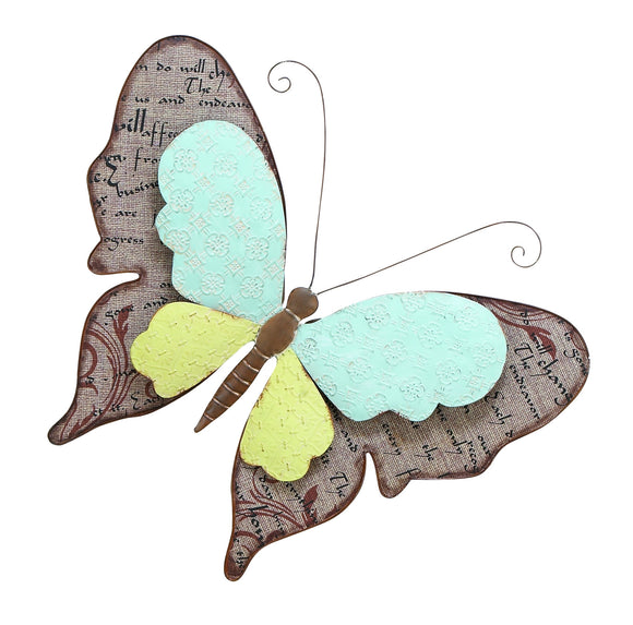 Butterfly décor With Lovely Scrapbook Pattern