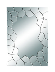 Contempo Looking Glass Mirror with Cracked Edges