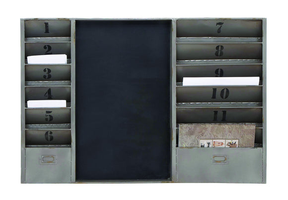 Utility Metal Message Board with With Numbering