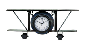 Clock Designed Like A Glider with Thick Frame and Dial