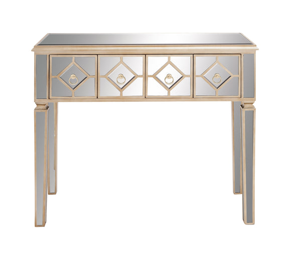 The Dashing Wood Mirror Console Table