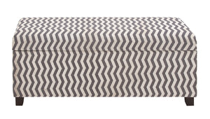 The Zebra Wood Fabric Strong Bench