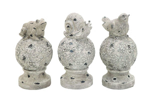 Poly Stone Animals in Creative Design - Set of 3