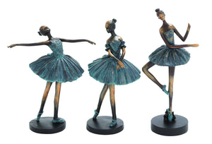 Set of 3 ballerina figurines