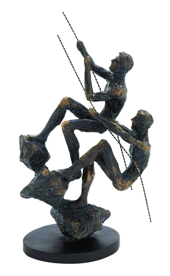 Set of 2 figurine sculptures