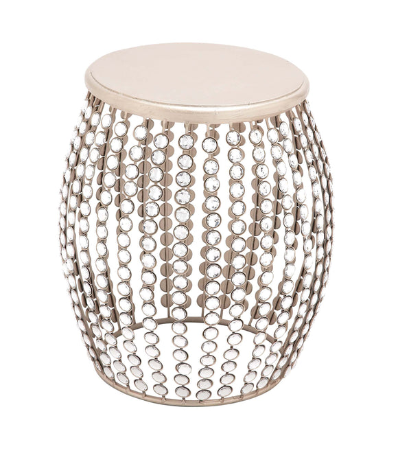 The Beautiful Wood Metal Acrylic Stool