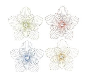 The Beautiful Set of 4 Metal Wall Decor