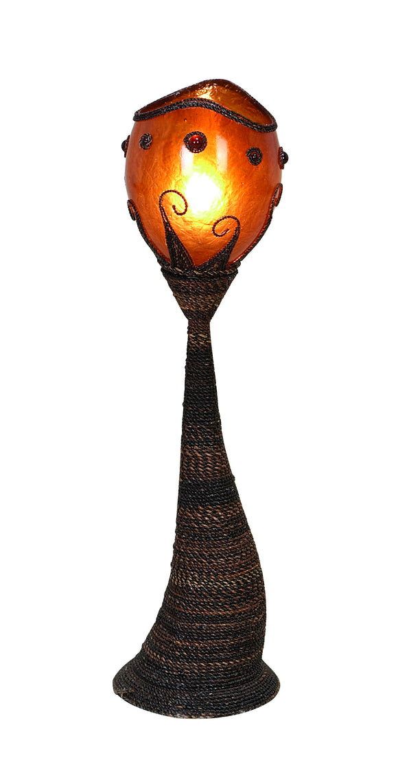 METAL ABACA LAMP ANYTIME GIFT