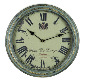 METAL WALL CLOCK A VINTAGE METALLIC CLOCK