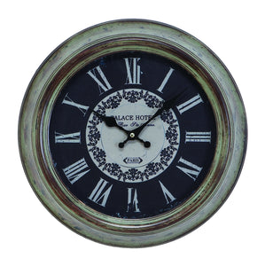 METAL WALL CLOCK WEATHER RESISTANT