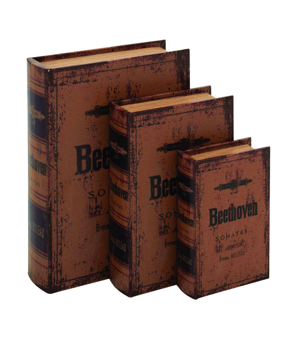 Set of 3 Beethoven themed book box