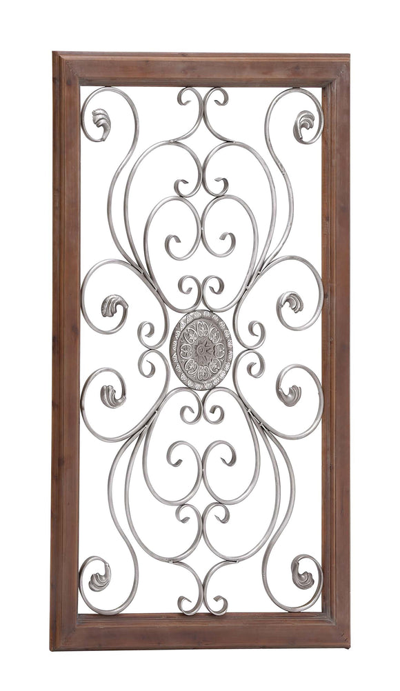 The Large Metal Wood Wall Plaque