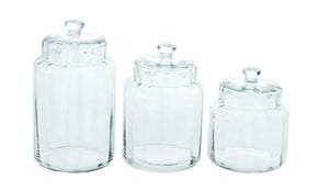 Simple Glass Container Jar Set For The Kitchen