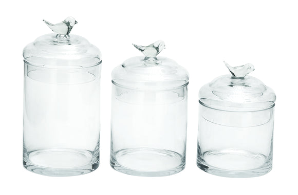 Bertillon Lucid Birdie Glass Jar