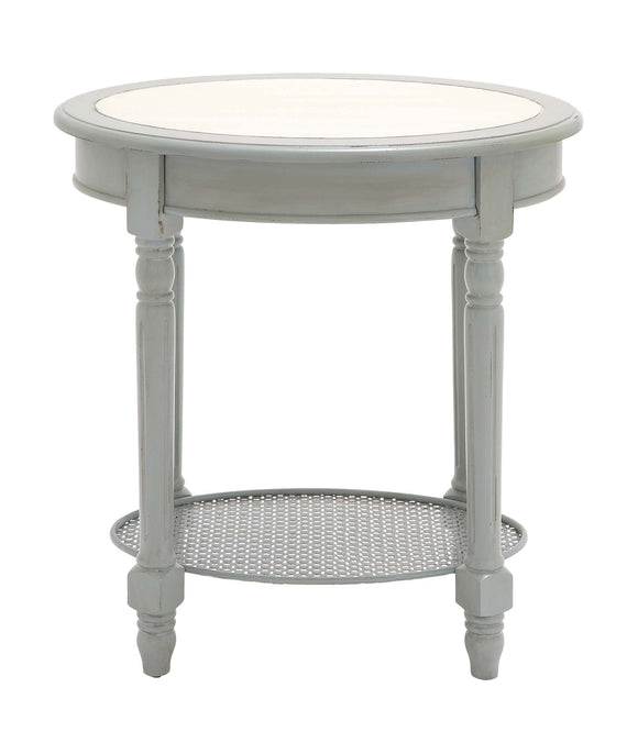 The Heavenly Wood Oval Accent Table