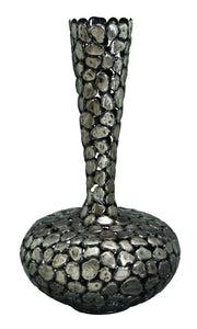 BEAUTIFUL METAL VASE MADE OF RUST FREE METAL ALLOY