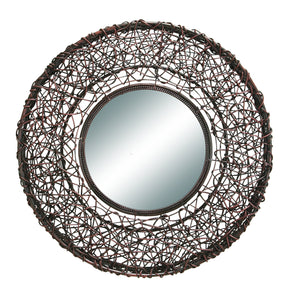 RATTAN MIRROR HANDMADE TO FEEL SMART