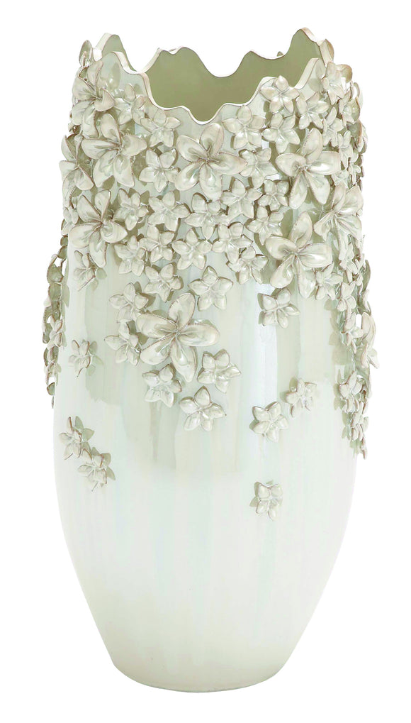 Victoria Floral elegant ceramic vase