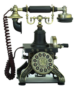 BRASS FUNCTIONAL ANTIQUE PHONE