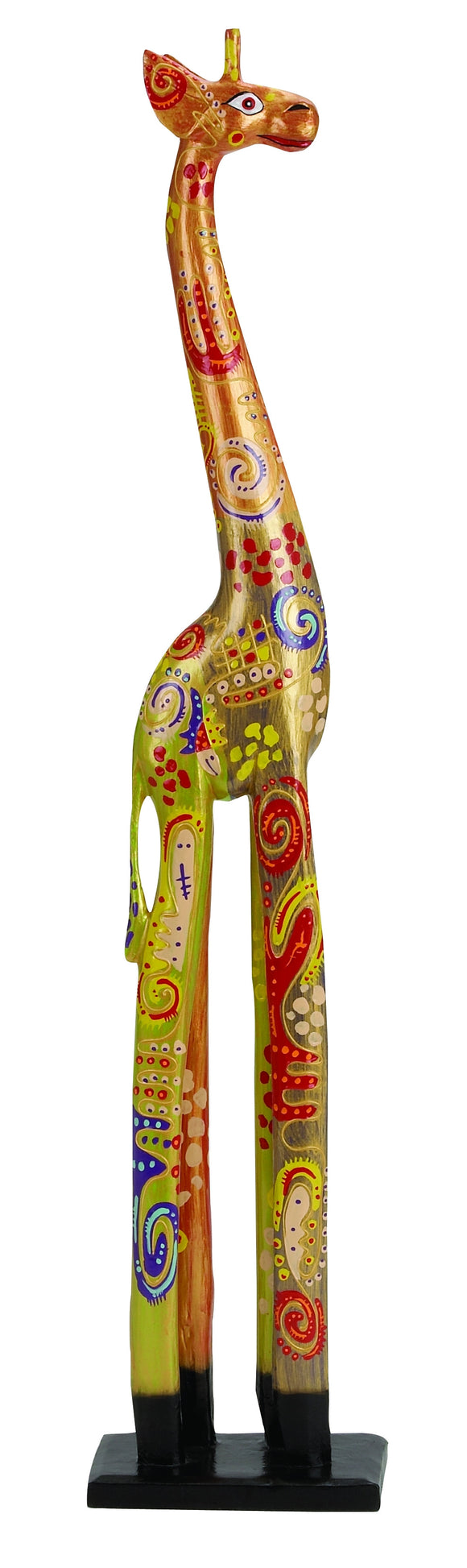 WOOD GIRAFFE 40 INCHES HIGH FOR WILD LIFE LOVERS