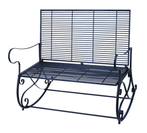 Metal Rocker Bench 41"W, 36"H Patio Furniture