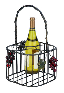 Sheet Metal Wine Holder 15"H, 9"W