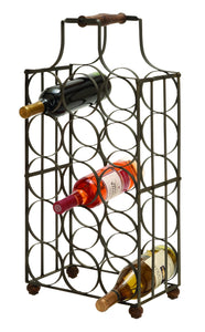 Sheet Metal Wine Holder 26"H, 12"W