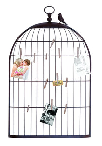 Unique Photo Holder As a Charming Bird Cage