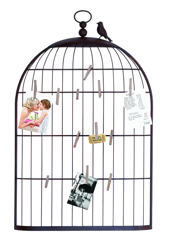 Unique Photo Holder As a Charming Bird Cage